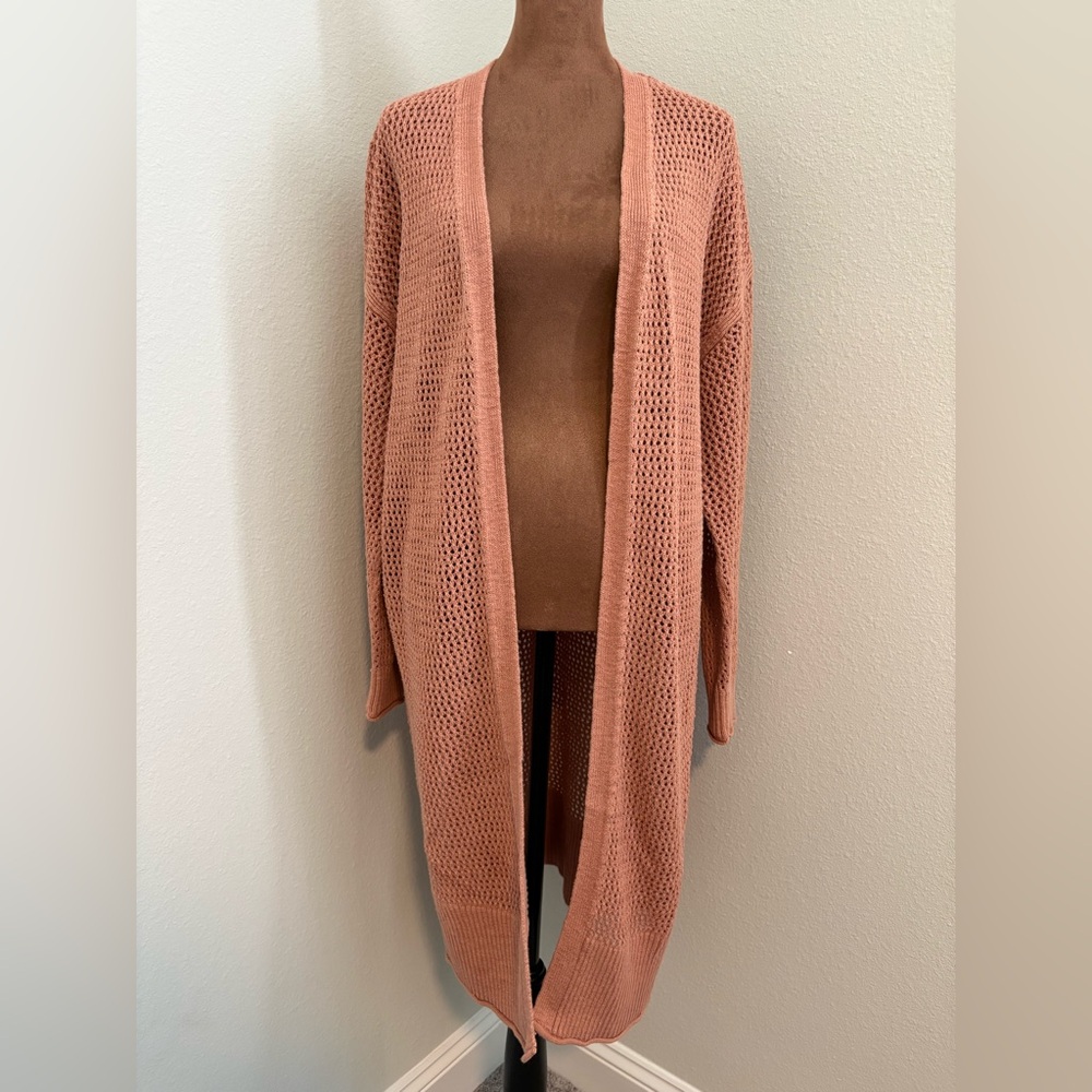 Universal Thread Women's Open Front Cardigan - Peach
